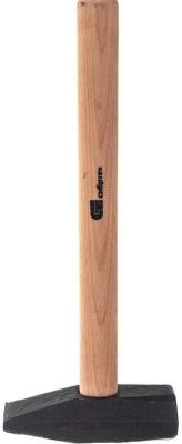 Молоток слесарный, 1500 г, квадратный боек, деревянная рукоятка// Сибртех