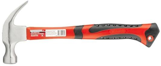 Молоток MATRIX 10450  гвоздодер 450г боек 27мм фиберглассовая обрезиненная рукоятка