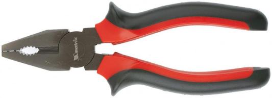 Плоскогубцы Black Nickel, 180 мм, комбинированные, двухкомпонентные рукоятки// Matrix