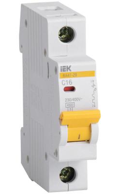 Iek MVA20-1-010-B Авт. выкл.ВА47-29 1Р 10А 4,5кА х-ка В ИЭК
