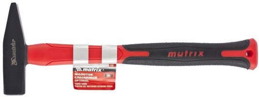 Молоток слесарный MATRIX 10379  optimal 800г фибергласовая обрезиненная рукоятка квадратный боек