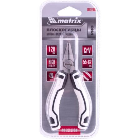 Плоскогубцы Mini, 120 мм, авторазжим, PRO// Matrix