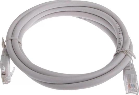 Cablexpert Патч-корд медный UTP PP10-2M кат.5, 2м, литой, многожильный (серый)