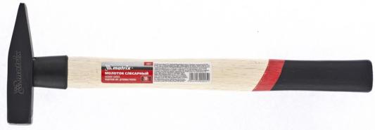 Молоток MATRIX 10227  слесарный 200г квадратный боек деревянная рукоятка