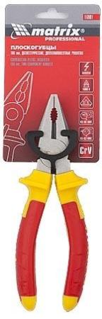 Плоскогубцы MATRIX 16901  комбинированные insulated 160мм двухкомпонентные рукоятки