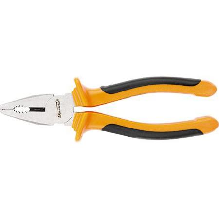Плоскогубцы SPARTA 16968  comfort 180мм комбинированные шлифованные двухкомпонентные рукоятки
