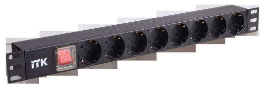Блок розеток ITK PH12-8D3 8 розеток