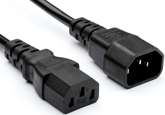 Exegate EP280633RUS Кабель монитор - компьютер (UPS->устройство) ExeGate Power EC-10P (IEC 320 С13->С14) VDE-250V-3*0.75mm2, медь, черный, 10м.