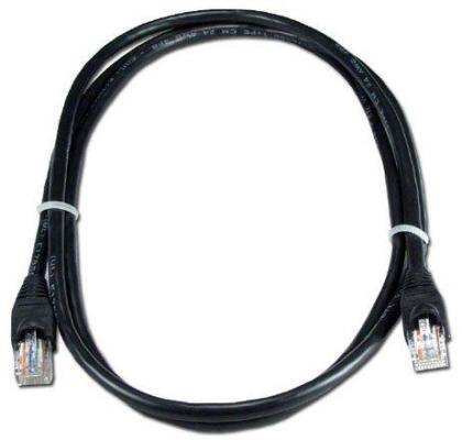 Патч-корд UTP 5E категории 1.0м Greenconnect GCR-LNC06-1.0m литой черный