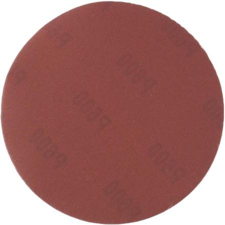 Круг абразивный на ворсовой подложке под "липучку", P 600, 125 мм, 10 шт.// Matrix
