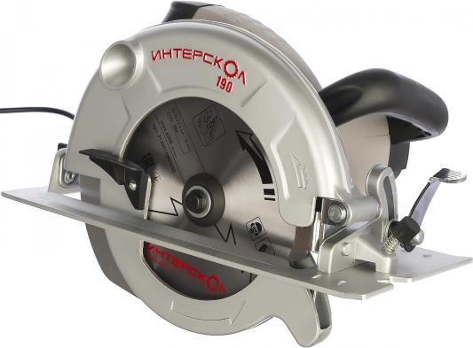 Дисковая пила интерскол ДП-190/1600М 1600 Вт 190мм