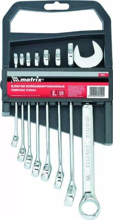 Набор комбинированных ключей MATRIX 15418 (8 - 19 мм)  8 шт.