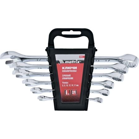 Набор комбинированных ключей MATRIX 15414 (6 - 17 мм)  6 шт.