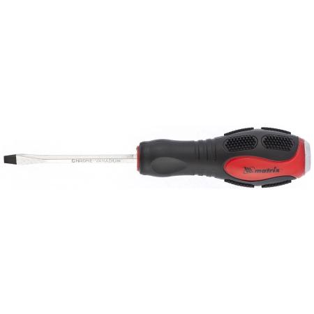 Отвертка ударная MATRIX 19117  ударная отвертка sl8 x 150 двух-компонентная рукоятка crv