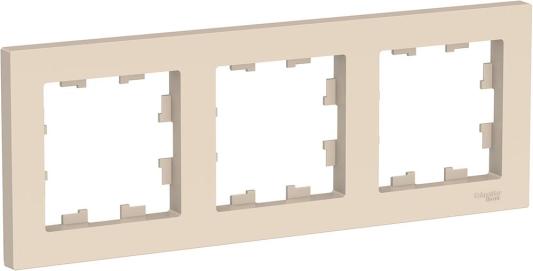 Рамка SCHNEIDER ELECTRIC ATN000203  3-м atlas design универс. беж.