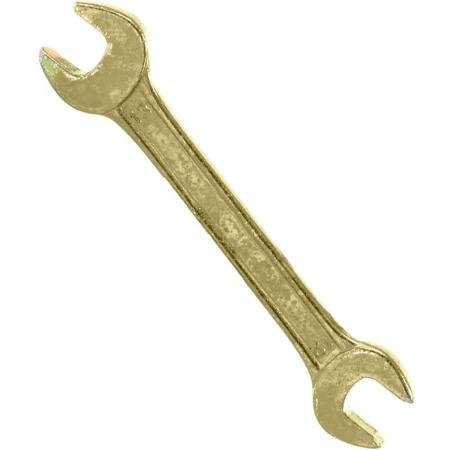 Ключ рожковый СИБРТЕХ 14305 (12 / 13 мм)  желтый цинк