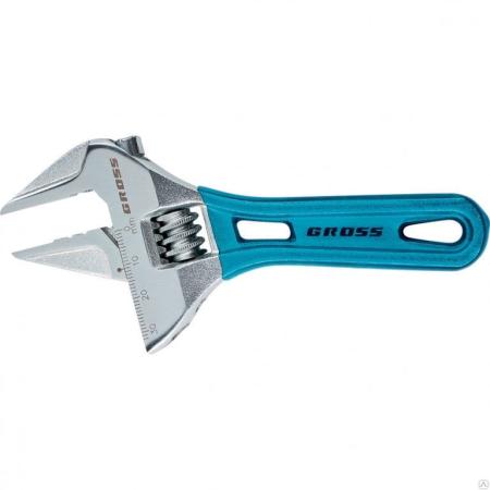 Ключ разводной GROSS 15566 (0 - 43 мм)  160мм