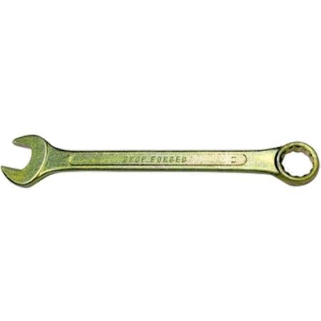 Ключ комбинированный, 15 мм, желтый цинк// Сибртех