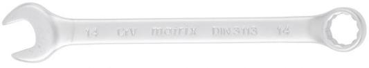 Ключ комбинированный, 14 мм, CrV, матовый хром// Matrix