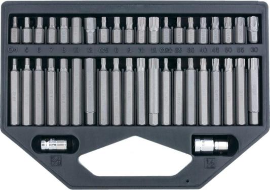 Набор бит HEX, TORX, SPLINE, хвостовик-шестигранник 3/8",CrV, 42шт.// Stels