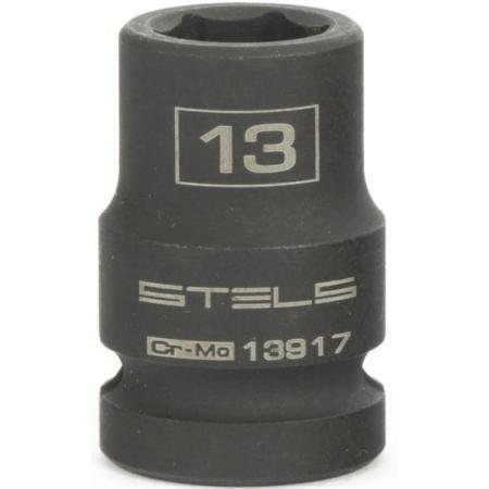 Головка ударная шестигранная, 13 мм, 1/2", CrMo // Stels