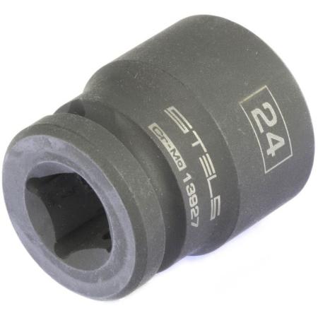 Головка ударная шестигранная, 24 мм, 1/2", CrMo // Stels