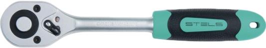 Ключ-трещотка 1/2", 72 зуба, с быстрым сбросом, CrV // Stels