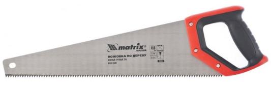 Ножовка по дереву,450 мм,зуб 2D,каленый крупный зуб 5-6 TPI,двухкомп.рук-ка// Matrix