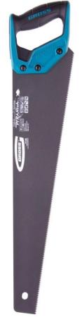 Ножовка по дереву "PIRANHA",550 мм,11-12 TPI,кал.3D-зуб,тефл.покр.полотна,2-х комп.рук-ка// Gross