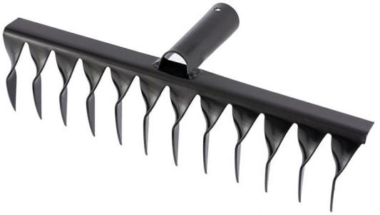 Грабли 12-зубые,300мм,без черенка,витые Россия// Сибртех