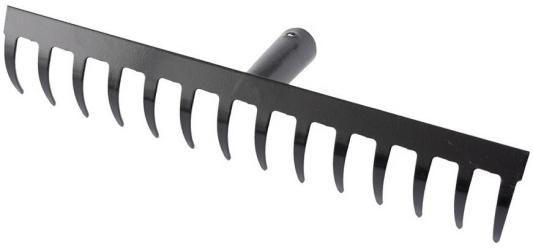 Грабли 14-зубые,360мм,без черенка,прямые Россия// Сибртех