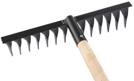 Грабли 14-зубые,350мм,с черенком,витые Россия// Сибртех