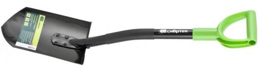 Лопата штыковая укороченная, металлический черенок Россия// Сибртех