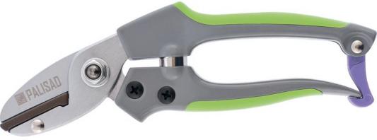 Секатор с наковальней, алюминиевые рукоятки// Palisad
