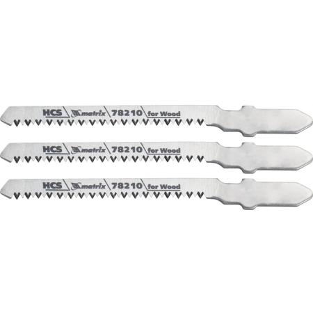Полотна для электролобзика по дереву, 3 шт. T101AO, 50 x 1,4мм, фигурн. рез// Matrix