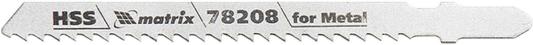 Полотна для электролобзика по металлу, 3 шт. T127D, 75 х 3мм, HSS// Matrix
