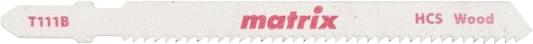 Полотна для электролобзика  по дереву, 3 шт.T111B, 75 x 2 мм, HCS// Matrix