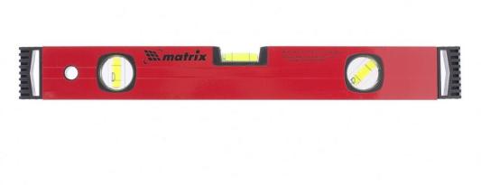 Уровень алюминиевый, 600 мм, фрезерованный, 3 глазка// Matrix