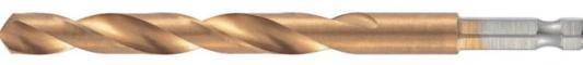 Сверло по металлу, 9 мм, HSS, нитридтитановое покрытие, 6-гранный хвостовик// Matrix
