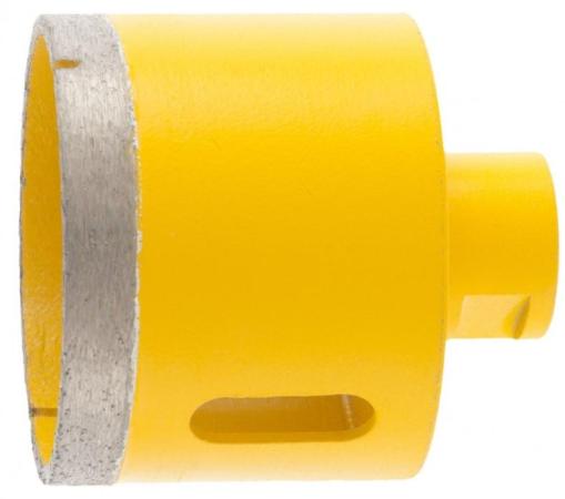 Сверло алмазное по керамограниту, 75мм, мокрое резание, М14// Denzel