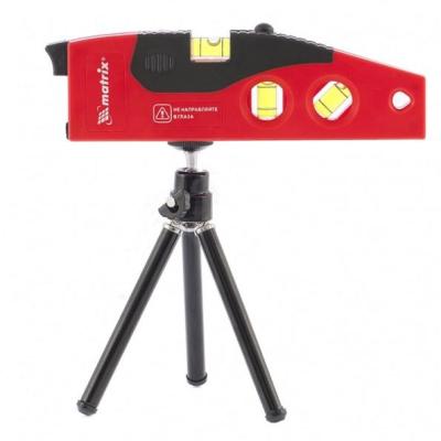 Уровень лазерный, 180 мм, 220 мм штатив, 4 глазка// Matrix