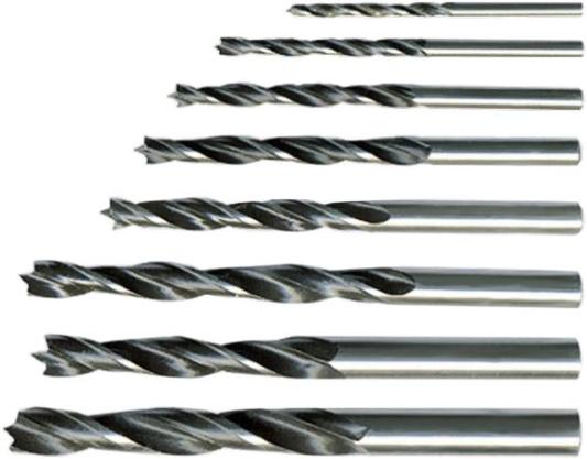 Набор сверл по дереву, 4-5-6-8-10 мм, 5 шт., цилиндрический хвостовик// Sparta