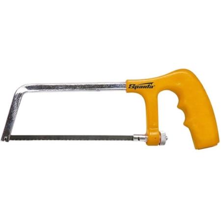 Ножовка по металлу, 150 мм, пластмассовая ручка, хромированная// Sparta