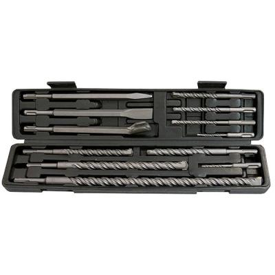 Набор буров по бетону, 5-6х110, 8-10-12х160, 14-16х210, 18х300, 20х450 мм, зубила, SDS PLUS// Matrix