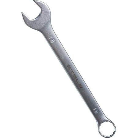 Ключ комбинированный, 18 мм, CrV, матовый хром// Stels