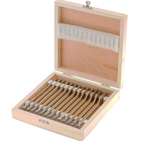 Набор сверл перовых по дереву, 6-8-10-12-13-14-16-18-19-20-22-24-25 мм, 13 шт., дерев. кейс// Matrix