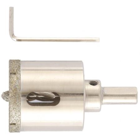 Сверло алмазное по керамограниту, 40 х 67 мм, 3-гранный хвостовик// Matrix