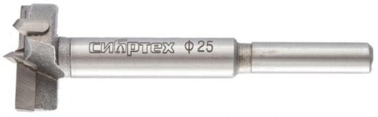 Сверло Форстнера по дереву, 25 мм, цилиндрический хвостовик// Сибртех