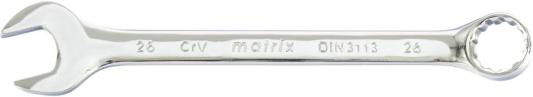 Ключ комбинированный, 26 мм, CrV, полированный хром// Matrix