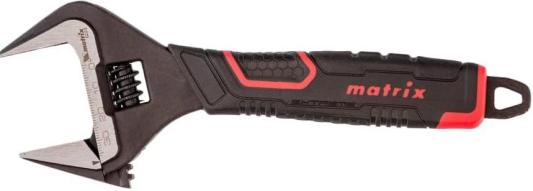 Ключ разводной, тонкие губки, фосфатированный, 2-х комп рукоятка, 200 мм, PRO// Matrix